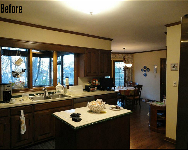 Kitchen Reno Before and After Pictures. #KitchenRenoBeforeandAfterPictures