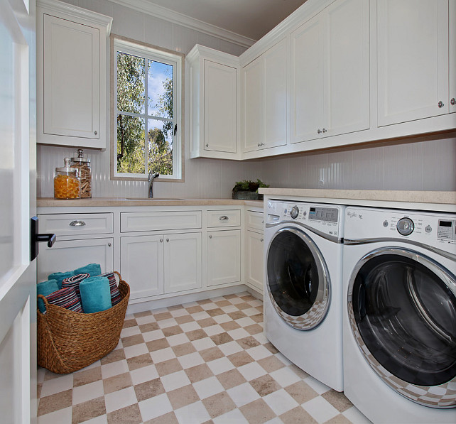 Laundry Room Laundry Room Cabinet Laundry Room Flooring Laundry room Paint Color #LaundryRoom