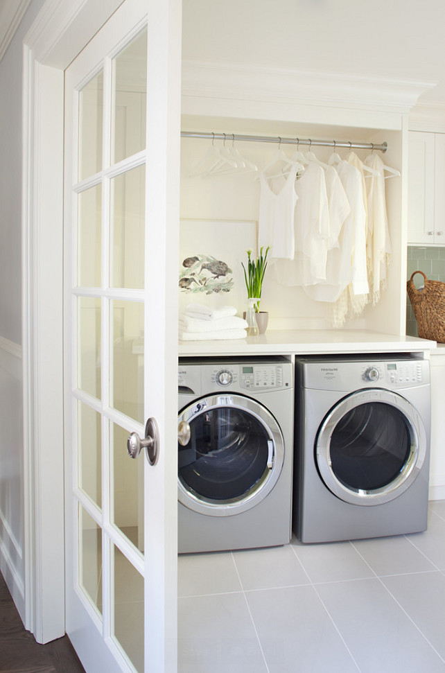 Laundry Room. Second Floor Laundry Room #LaundryRoom Kelly Deck Design