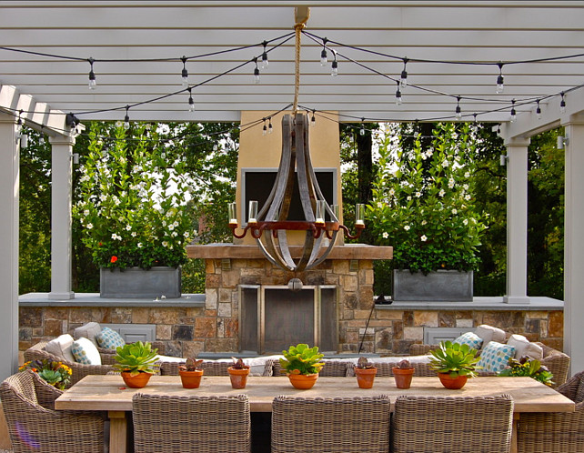 Patio Dining Room. Patio dining room with great patio furniture. #Patio #DiningRoom #Outdoors 