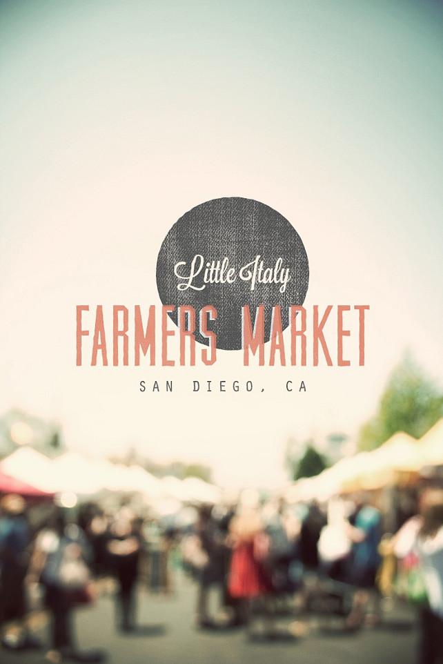 Little Italy, Farmers Market, San Diego, California. Via Little Italy Locals. #SanDiego #California #FarmersMarket