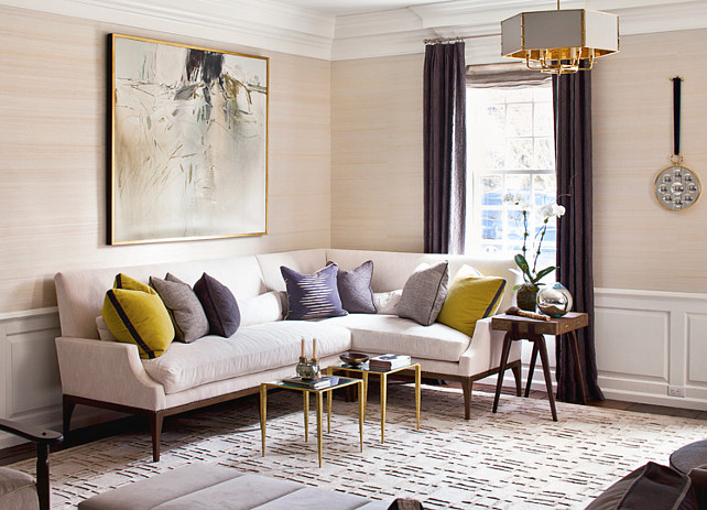 Living Room Color Palette Ideas #LivingRoom #Colorpalette Alisberg Parker Architects.