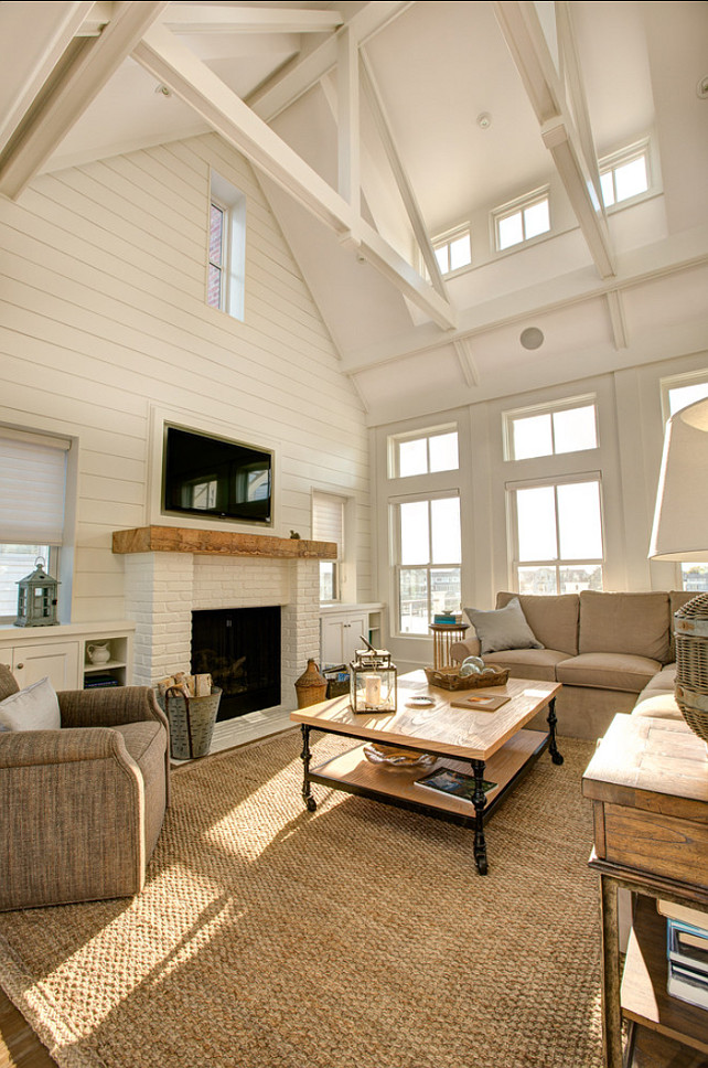 Beach House with Transitional Interiors - Home Bunch Interior Design Ideas
