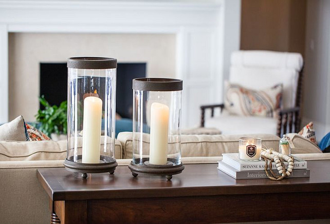 Living room candle. Kelly Nutt Design.
