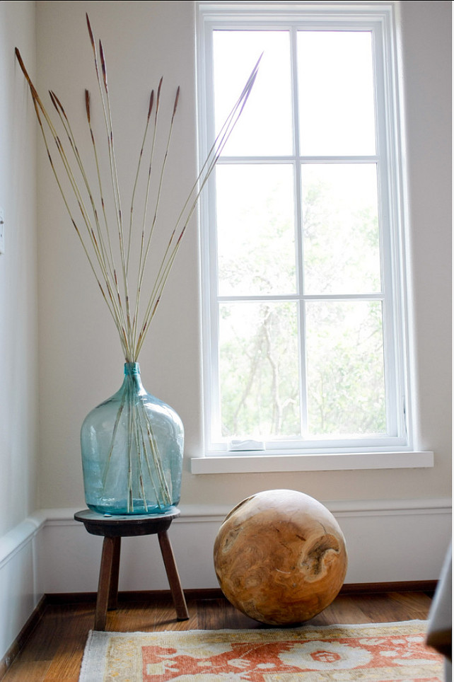 Vignette. A little corner vignette for some height, texture and interest. #Vignette #Interiors #HomeDecor