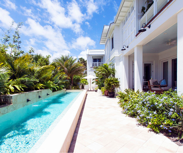 Narrow Pool Backyard. Narrow backyard with pool. Narrow Pool Bckyard Ideas. #Narrow #Backyard #pool Cronk Duch Architecture.