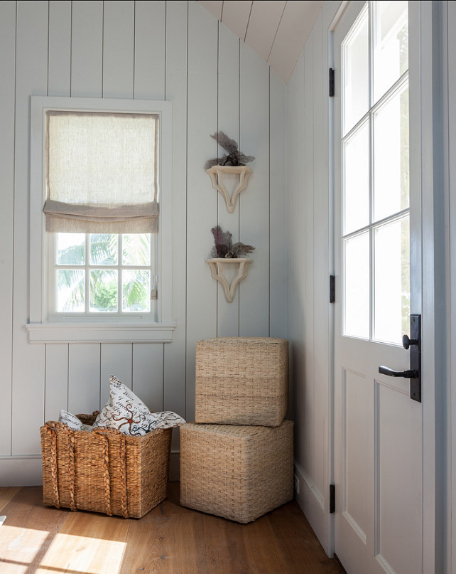 Neutral Coastal Interiors. I am loving this cottage's neutral, coastal interiors. #Coastal #Interiors