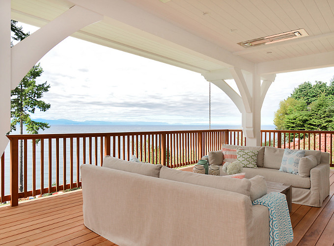 Ocean View Patio. Sunshine Coast Home Design.