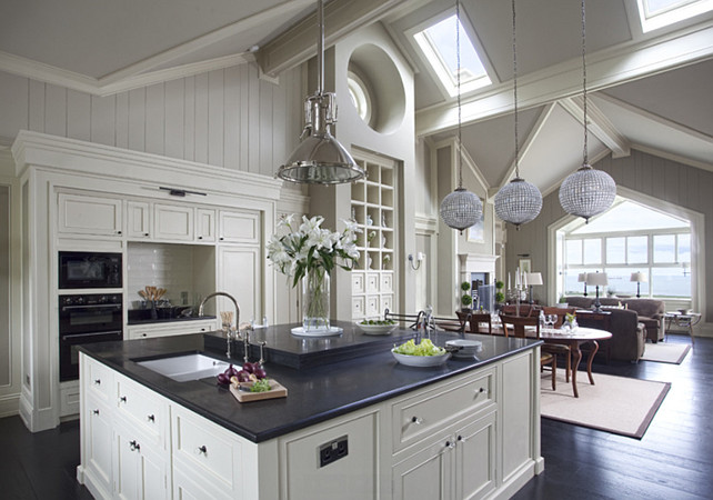 Open Concept Kitchen, Dining Room, Family Room Layout. #OpenConcept #Kitchen #DiningRoom #FamilyRoom #OpenConceptLayout #Layout #OpenLayout #OpenConceptInteriors Wall Morris Design.