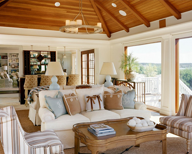 Open Concept Living Room Nancy McLaughlin Interiors.