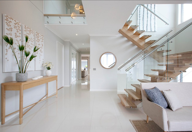 Modular Staircase Ideas. This modular staircase feels contemporary and warm at the same time. #Modular #Staircase