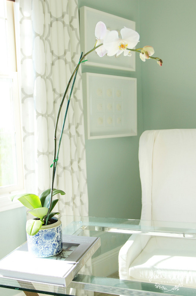 Orchid. White Orchid Interiors. White Orchid Interior Ideas. #Orchid #WhiteOrchid #Interiors #Homedecor Studio McGee.