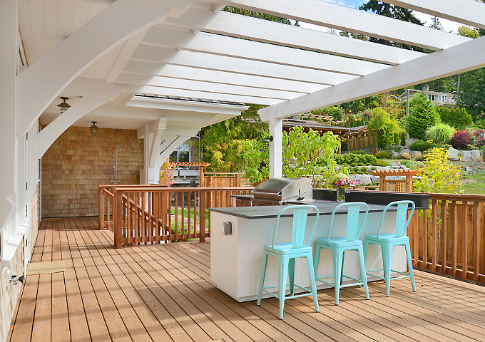 Outdoor Kitchen. Sunshine Coast Home Design.
