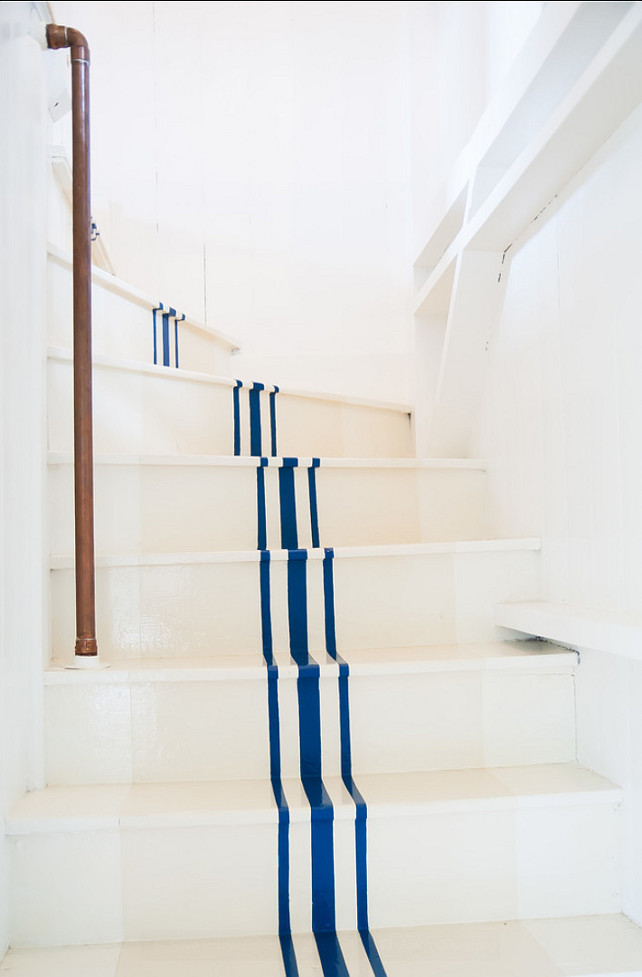 Painted Stairs. DIY Painted Stairs Steps. #DIYProjects #PaintedStaircase #Staircase