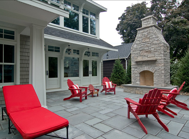 Patio Ideas. Wonderful patio and outdoor fireplace. #Patio #Fireplace