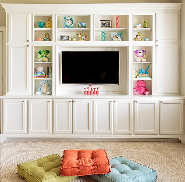 Playroom Storage Ideas. #Playroom #Storage