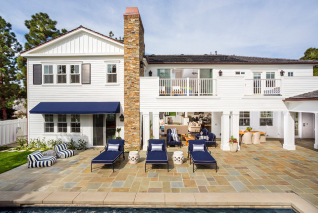 Pool Backyard with stone patio. #pool #Backyard #stone #Patio Legacy Custom Homes, Inc.