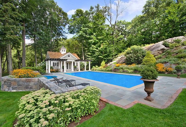 Pool Landscaping Ideas #Pool #landscaping #Backyard Significant Homes LLC.
