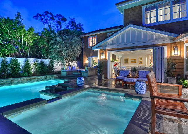 backyard pool and spa ideas