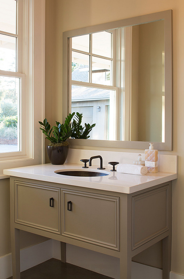 Powder Room Cabinet Ideas. Powder Room Vanity Cabinet. #PowderRoom #PowderRoomcabinet Artistic Designs for Living.