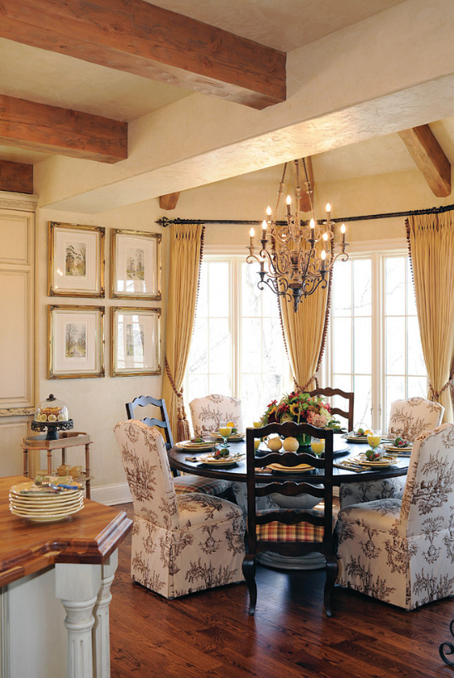 New French Country Interior for Small Space