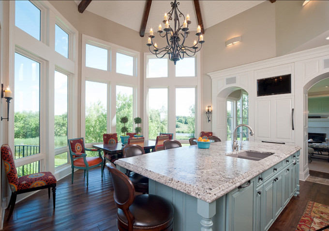 Kitchen Island Size Ideas. This is a spacious kitchen island and it measures 11 x 4. #KitchenIslandSize #Kitchen #Island #Measurements