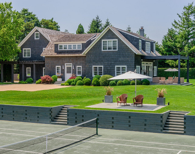 Southampton House for Sale with Tennis Court. #Southampton #HouseforSale Via Sotheby's Homes.
