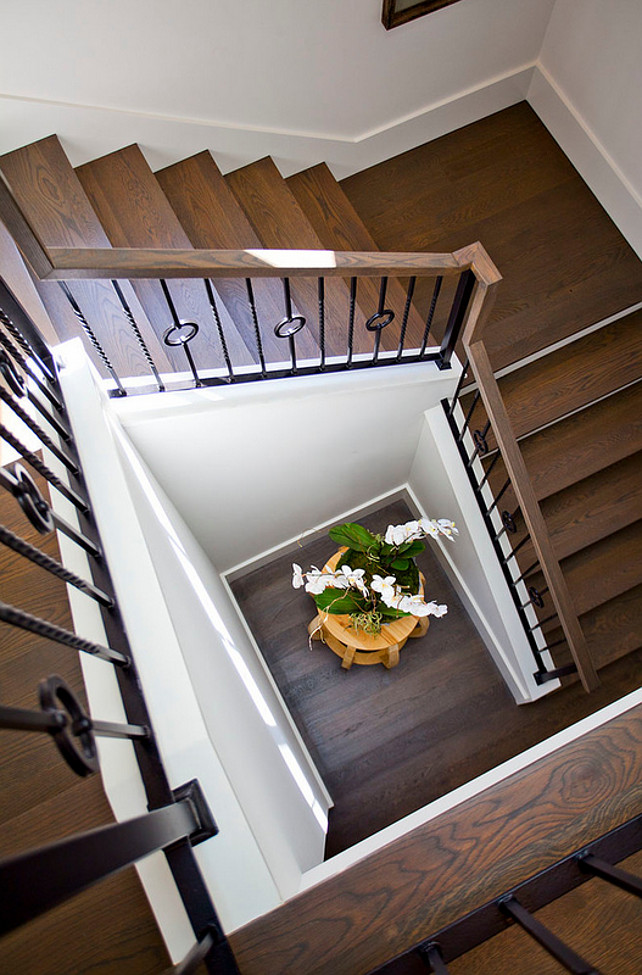 Staircase wooden floor ideas. Staircase wooden floor and custom railing. #Staircasewoodenfloor