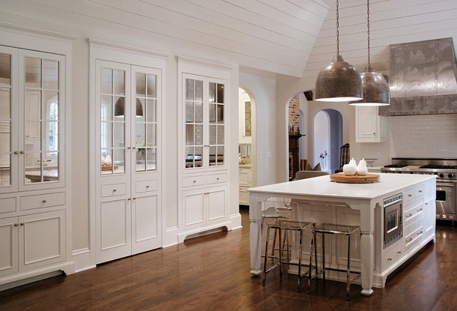 Transitional White Kitchen CR Home Design K&B