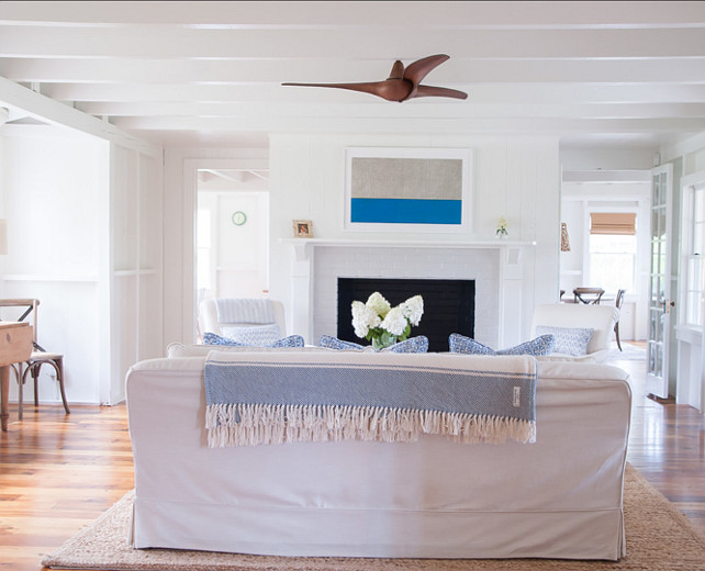 LivingRoom Design. This is a very casual, coastal living room. I love the design and decor. #LivingRoom #LivingRoomDesign #LivingRoomDecor