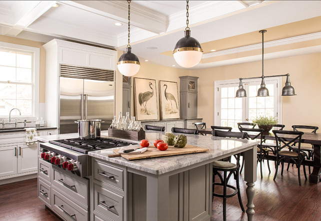 Cabinet Hardware. This kitchen has some great hardware. This post shares the hardware source. #Kitchen #Hardware #Blogs