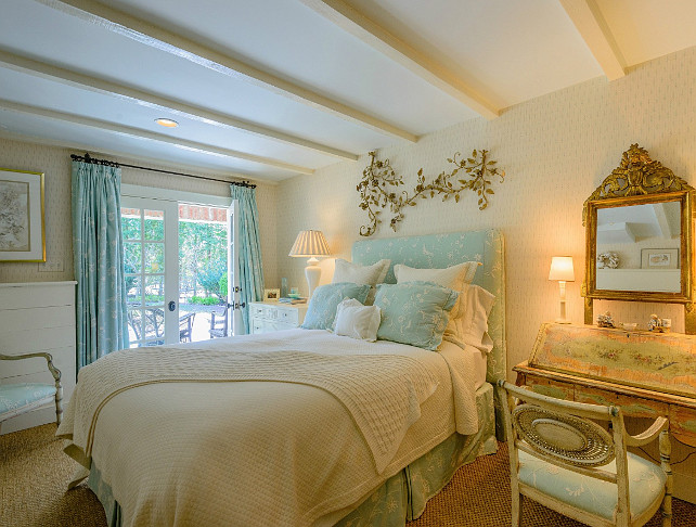 French Bedroom Design. Great French Bedroom decor. #Bedroom #French #Interiors