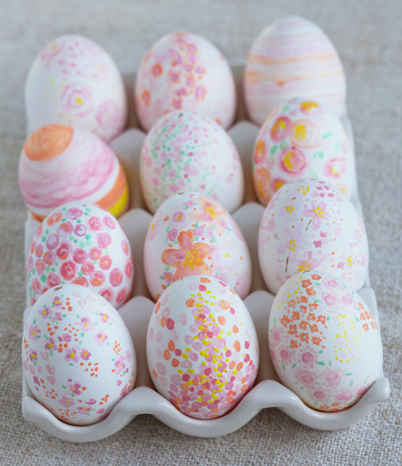 Easter Decorating Ideas. Hand Painted Easter Decor