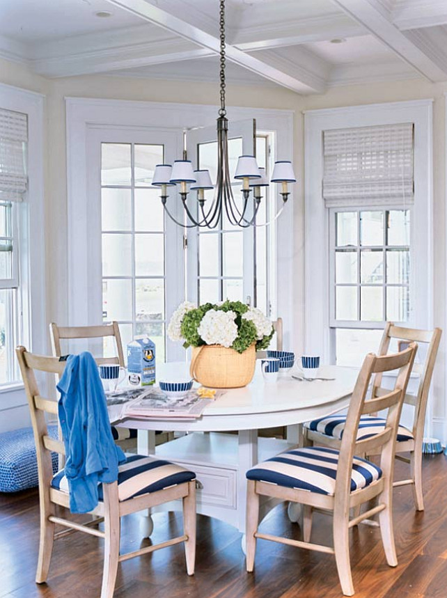 Eating Nook. Casual Coastal Eating Nook #Eating #Nook #Interiors #HomeDecor