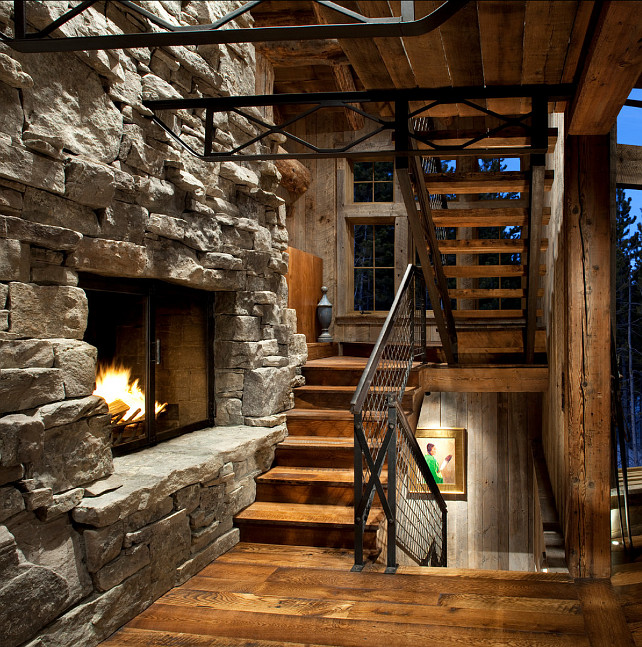 Rustic Ski Lodge - Home Bunch Interior Design Ideas