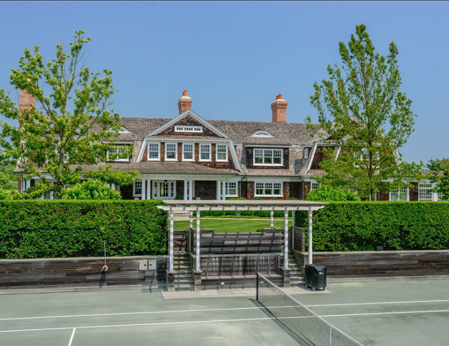 Tennis Court. Great Tennis court design ideas. #TennisCourt