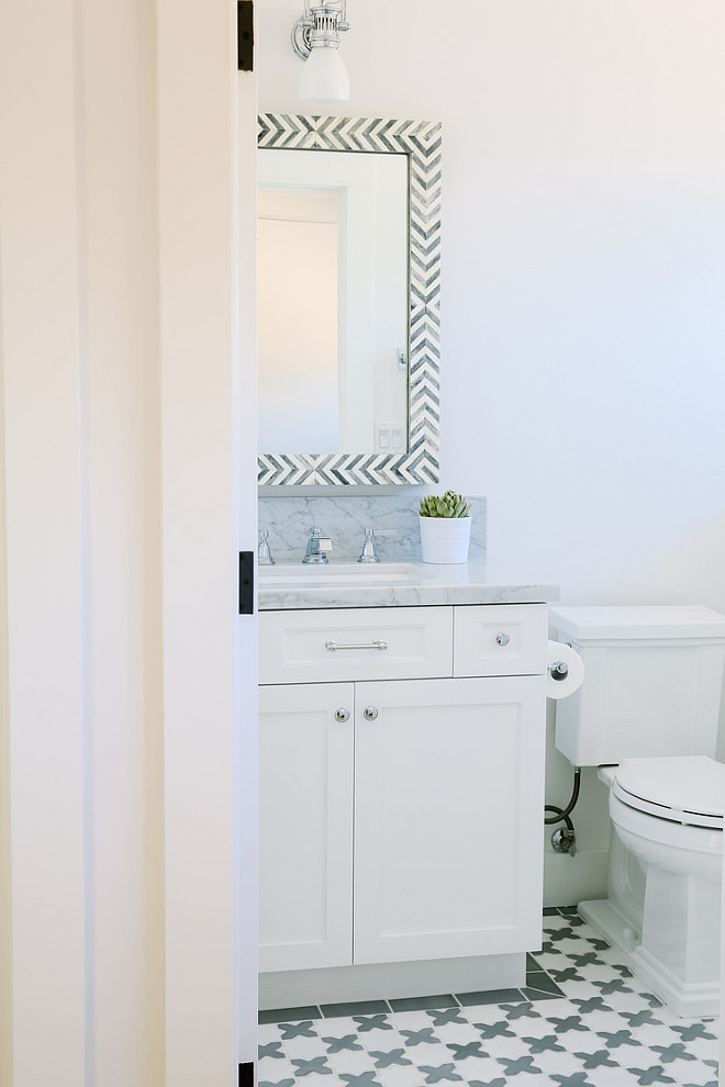 White and gray tile ideas. White and gray floor tiles or backsplash. The white and gray star cross tile was made by Busby Gilbert in Los Angeles. #StarcrossTiles #Whiteandgraytiles #backsplash #tiles #BusbyGilbert Rita Chan Interiors. 