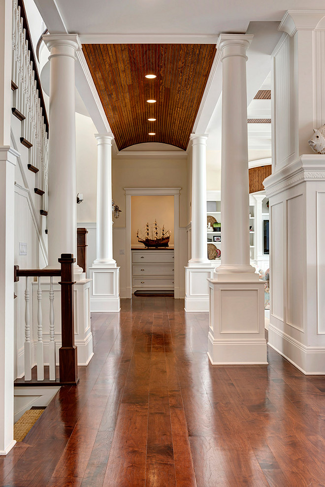 Barrel Ceiling Foyer Barrel Ceiling Ideas. Beadboard Barrel ceiling. Foyer Beadboard Barrel ceiling ideas. #Beadboard #Barrel #ceiling Grand Estates Auction Company.