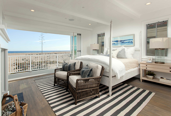 Coastal Bedroom Design Ideas. Easy ideas to decorate coastal bedrooms. #CoastalBedroom Blackband Design.