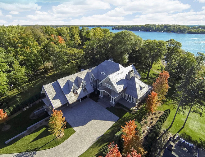 Lake House Arieal View. Lake House Planing. Lake House Planing Arial View. Lake House layout arial view. #LakeHouse #AerialView John Kraemer & Sons.