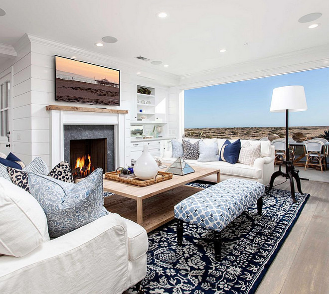 Cape Cod Inspired Beach  Cottage Home Bunch Interior 