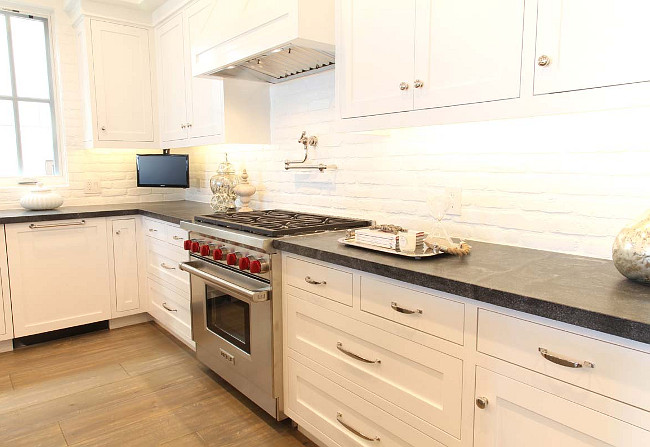 Painted Brick Backsplash. White Painted Brick Kitchen Backsplash. Painted Brick Backsplash. Painted Brick Backsplash Painted Brick Kitchen Backsplash Graystone Custom Builders.