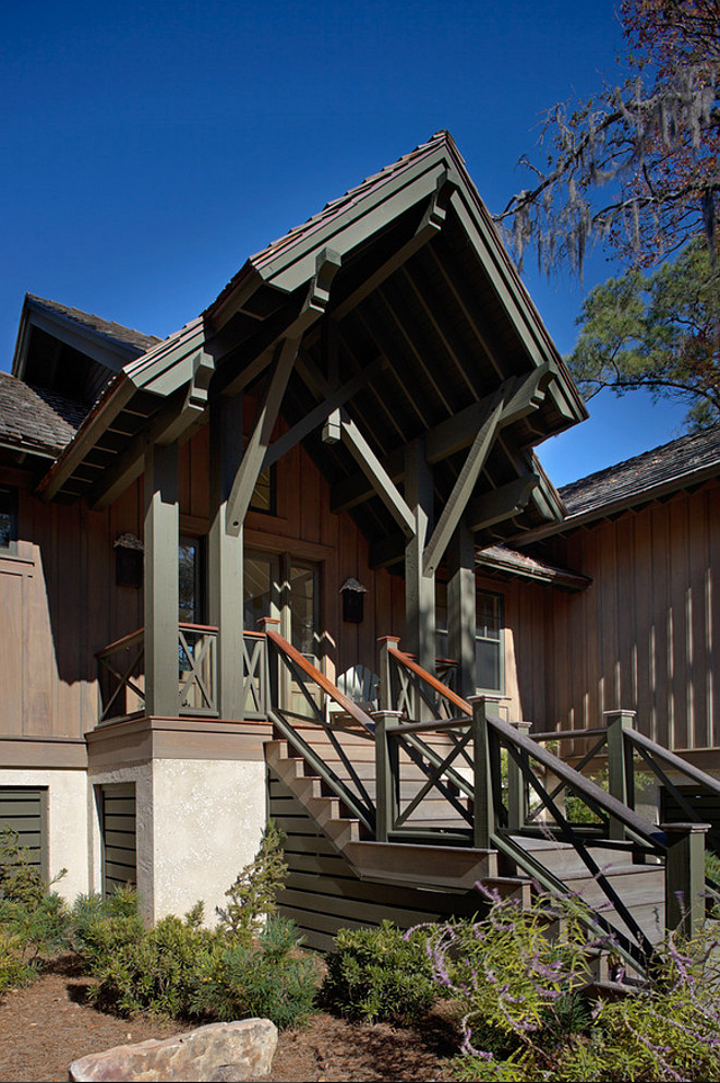 Portico and Porch. Porch Design, Portico Ideas, Photos, Exterior, Design Ideas, Front Portico. Front portico and porch design ideas. #Portico #Porch #FrontPorch Wayne Windham Architect, P.A. Interiors by Gregory Vaughan, Kelley Designs, Inc. Photos by Atlantic Archives, Inc. 