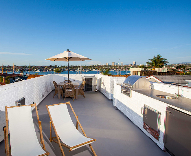 Rooftop Outdoor Kitchen. #Rooftop #Outdooor #Kitchen Blackband Design.