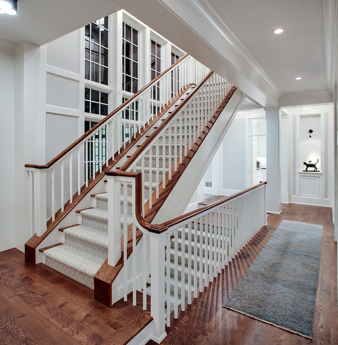 Stairway Runner. Gray Stairway Runner. Light Gray Stairway Runner. #Gray #Stairway #Runner John Kraemer & Sons.