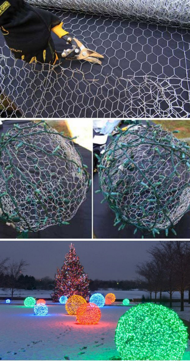 Popular Christmas Ideas. Christmas Pins. Popular Christmas Pins. Popular Outdoor Christmas Decor Ideas. The most popular Christmas idea this year is How to Make Christmas Light Balls. #Christmas #Popular #pins #GiantChristmasLightBalls Via Christmas Lights, Etc Blog 