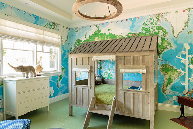 Boys Bedroom with custom bed. Boys Bed Ideas. Custom Boys Bed. House Custom Bed Ideas.