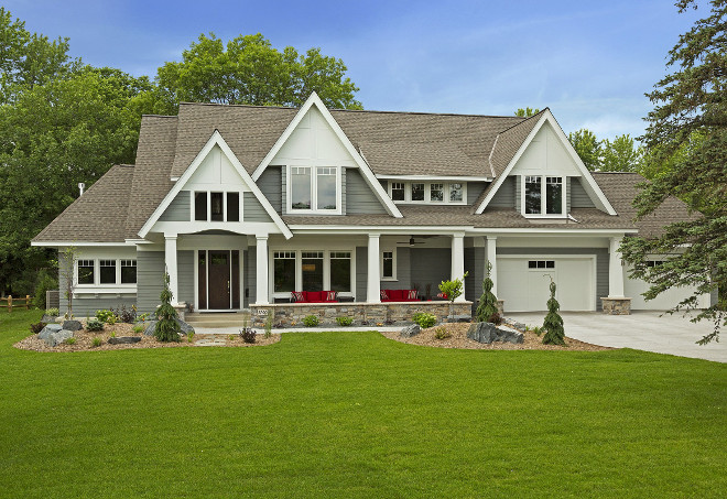 Gray Home Exterior. Gray Home Exterior Paint Color. Gray Home Exterior Paint Color Ideas. #Gray #HomeExterior #PaintColor. Great Neighborhood Homes.