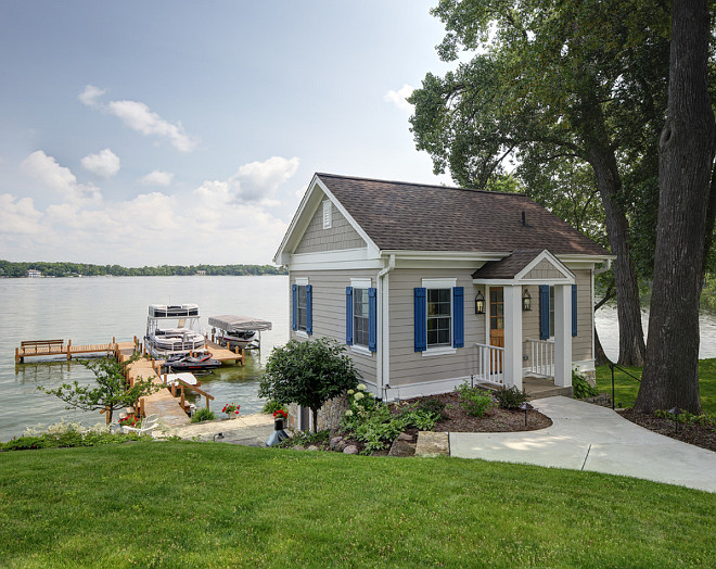 Lake Guest House. Small Guest House by lake. #Small #GuestHouse Colby Construction