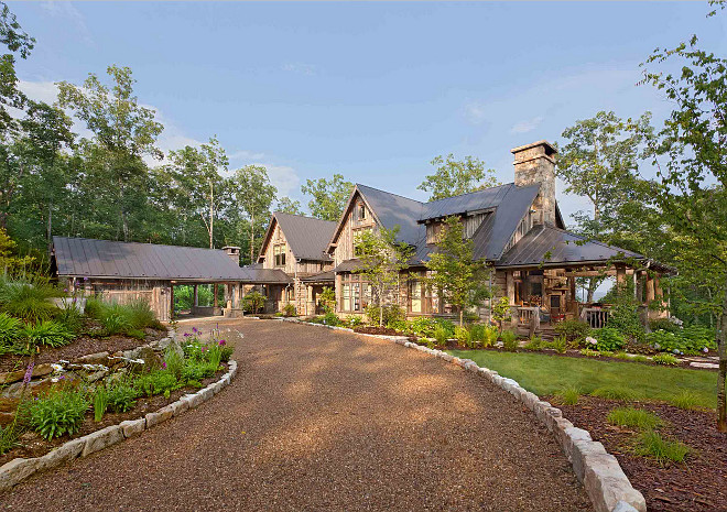 Rustic Home with Metal Roof. Rustic home with metal roof ideas. Metal Roof Color. #Rustic #Home #MetalRoof Platt Architecture, PA